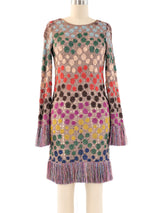 Missoni Metallic Fringed Lace Dress Dress arcadeshops.com