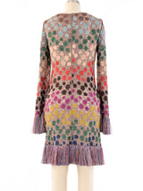 Missoni Metallic Fringed Lace Dress Dress arcadeshops.com