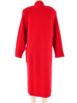 Red Maxi Cardigan Outerwear arcadeshops.com