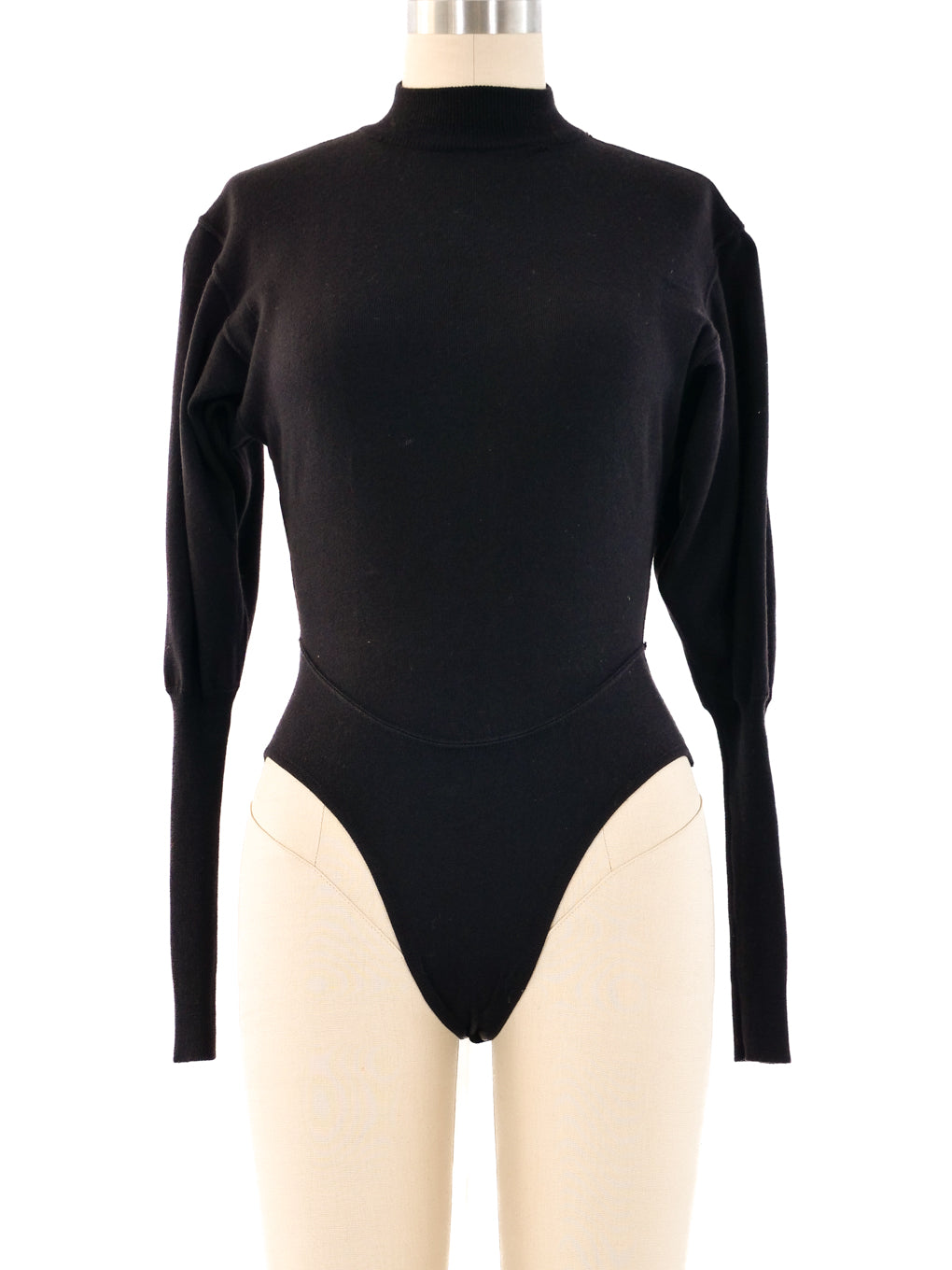 Womens Alaïa nude Button-Down Classic Bodysuit