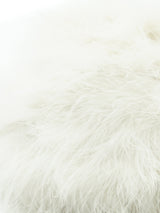 White Marabou Feather Hat Accessory arcadeshops.com