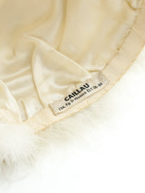White Marabou Feather Hat Accessory arcadeshops.com
