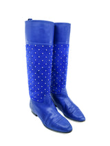 Suede and Leather Western Boots, 36 Accessory arcadeshops.com