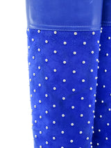 Suede and Leather Western Boots, 36 Accessory arcadeshops.com