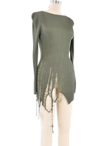 Jean Paul Gaultier Distressed Tunic Top arcadeshops.com