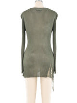 Jean Paul Gaultier Distressed Tunic Top arcadeshops.com