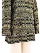 Armani Brocade Longline Blazer Jacket arcadeshops.com