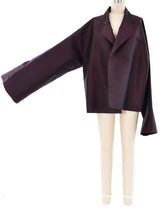 Hermes Plum Irridescent Jacket Jacket arcadeshops.com