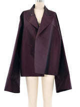 Hermes Plum Irridescent Jacket Jacket arcadeshops.com