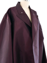 Hermes Plum Irridescent Jacket Jacket arcadeshops.com
