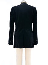 Black Studded Corduroy Blazer Jacket arcadeshops.com