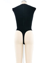 Alaia Scoop Neck Bodysuit Top arcadeshops.com