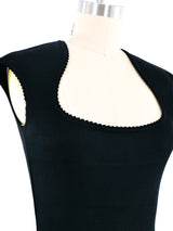 Alaia Scoop Neck Bodysuit Top arcadeshops.com