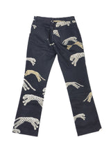 Roberto Cavalli Leopard Graphic Jeans Bottom arcadeshops.com
