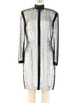 Naeem Khan Sequined Mini Dress Dress arcadeshops.com