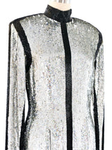 Naeem Khan Sequined Mini Dress Dress arcadeshops.com