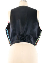 Todd Oldham Patchwork Cropped Vest Top arcadeshops.com