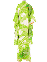 Chartreuse Embroidered Shibori Kimono Jacket arcadeshops.com