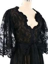 Black Lace Midi Dress Dress arcadeshops.com