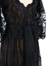 Black Lace Midi Dress Dress arcadeshops.com