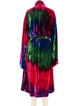 Todd Oldham Tie-Dye Velvet Robe Jacket arcadeshops.com