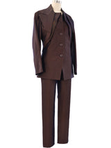 Issey Miyake Architectural Irridescent Pant Suit Suit arcadeshops.com