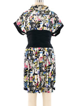 Chanel Parisian Themed Mini Dress Dress arcadeshops.com