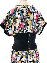 Chanel Parisian Themed Mini Dress Dress arcadeshops.com