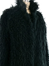 1990's Betsey Johnson Black Shag Jacket Jacket arcadeshops.com