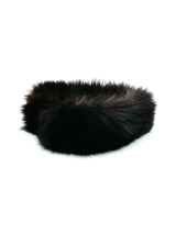 Black Fox Fur Vest Jacket arcadeshops.com