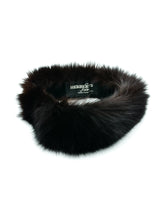 Black Fox Fur Vest Jacket arcadeshops.com