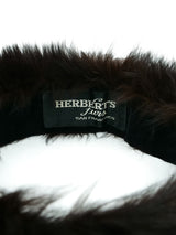 Black Fox Fur Vest Jacket arcadeshops.com