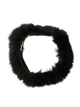 Black Fox Fur Vest Jacket arcadeshops.com