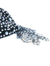 Frank Olive Crystal Studded Cap Accessory arcadeshops.com