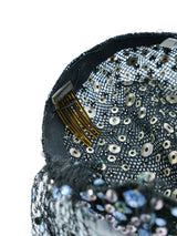 Frank Olive Crystal Studded Cap Accessory arcadeshops.com