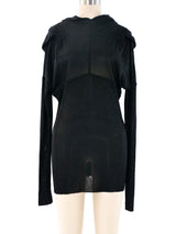 Alaia Ribbed Knit Mini Dress Dress arcadeshops.com