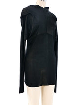 Alaia Ribbed Knit Mini Dress Dress arcadeshops.com