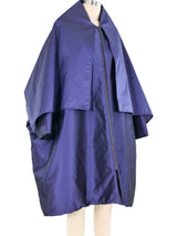 Dolce & Gabbana Iridescent Navy Parka Outerwear arcadeshops.com