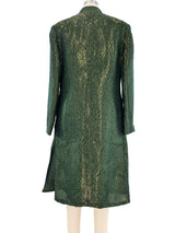 Valentino Floral Brocade Coat Outerwear arcadeshops.com