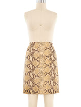 Metallic Snakeskin Skirt Ensemble Suit arcadeshops.com