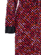 1960's Sequin Knit Maxi Dress Dress arcadeshops.com