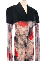 2019 Comme des Garcons Tattoo Jumpsuit Jumpsuit arcadeshops.com