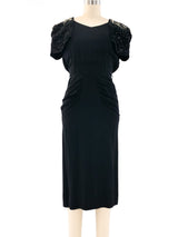 1930's Pearl Bead Accented Dress Dress arcadeshops.com