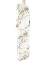 Bird Printed Jersey Maxi Dress Dress arcadeshops.com