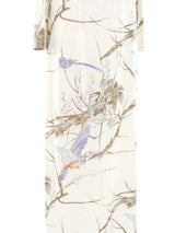 Bird Printed Jersey Maxi Dress Dress arcadeshops.com