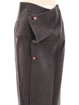 Issey Miyake Buckle Wrap Skirt Bottom arcadeshops.com