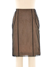 2001 Gucci Illusion Mesh Skirt Bottom arcadeshops.com