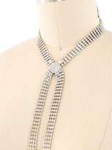 Miu Miu Rhinestone Lariat Necklace Jewelry arcadeshops.com