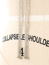 Miu Miu Rhinestone Lariat Necklace Jewelry arcadeshops.com