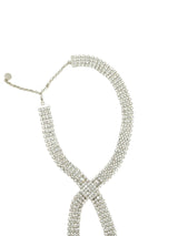 Miu Miu Rhinestone Lariat Necklace Jewelry arcadeshops.com